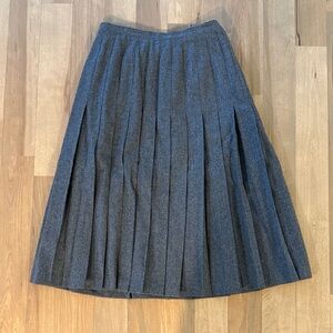 Vintage Pendleton Charcoal A-Line Skirt
